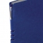 Тетрадь А5 (175x215 мм), BRAUBERG "NEBRASKA", 120 л., гибкая, под кожу, ручка, клетка, синий, 110953 - 2