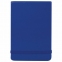 Блокнот в клетку с резинкой МАЛЫЙ ФОРМАТ А6 (100x150 мм), 80 л., балакрон синий "BRAUBERG X-Writer", 111051 - 3