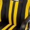 Кресло компьютерное BRABIX "Stripe GM-202", экокожа, черное/желтое, 532510 - 10