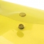 Папка-конверт с кнопкой STAFF, А4, до 100 листов, прозрачная, желтая, 0,12 мм, 226031 - 3