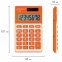 Калькулятор карманный BRAUBERG PK-608-RG (107x64 мм), 8 разрядов, двойное питание, ОРАНЖЕВЫЙ, 250522 - 3