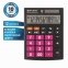 Калькулятор настольный BRAUBERG ULTRA COLOR-12-BKWR (192x143 мм), 12 разрядов, двойное питание, ЧЕРНО-МАЛИНОВЫЙ, 250500 - 1