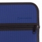 Сумка пластиковая BRAUBERG, А4+, 390х315х70 мм, на молнии, внешний карман, фактура бисер, синяя, 225167 - 7