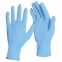 Перчатки нитриловые голубые, 50 пар (100 шт.), неопудренные, прочные, размер S (малый), LAIMA, 605013 - 7