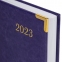 Ежедневник датированный 2023 А5 138x213 мм BRAUBERG "Senator", под кожу, фиолетовый, 114066 - 4