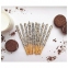 Печенье-соломка LOTTE "Pepero White Cookie" в молочном шоколаде, с крошками печенья, 32 г, Корея, 25 - 3