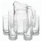 Набор столовый, 7 предметов, кувшин 1250 мл + 6 стаканов 275 мл, стекло, "Valse", PASABAHCE, 97675 - 1