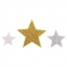 Наклейки из EVA "Звезды", 30 шт., ассорти, 3 цвета, ОСТРОВ СОКРОВИЩ, 661457 - 3
