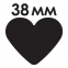 Дырокол фигурный "Сердце", диаметр вырезной фигуры, 38 мм, ОСТРОВ СОКРОВИЩ, 227168 - 6