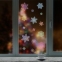 Украшение для окон и стекла ЗОЛОТАЯ СКАЗКА "Разноцветные снежинки 2", 30х38 см, ПВХ, 591212 - 3