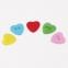 Пуговицы декоративные "Сердце", пластик, 20х20 мм, 40 г, 5 цветов, ОСТРОВ СОКРОВИЩ, 661403 - 2