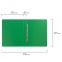 Папка с металлическим пружинным скоросшивателем BRAUBERG, картон/ПВХ, 35 мм, зеленая, до 290 листов, 228339 - 8