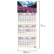 Календарь квартальный на 2024 г., 3 блока, 3 гребня, с бегунком, мелованная бумага, BRAUBERG, "Природа", 115294 - 1