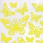 Наклейки флуоресцентные "Бабочки", светятся в темноте, 18 штук, ассорти, 14х21 см, ЮНЛАНДИЯ, 662693 - 2