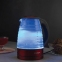 Чайник SCARLETT SC-EK27G62, 1,7 л, 2200 Вт, закрытый нагревательный элемент, стекло, красный - 4