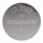 Батарейка SONNEN Lithium, CR2032, литиевая, 1 шт., в блистере, 451974 - 3