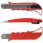 Нож канцелярский 18 мм STAFF "Profit", усиленный, металлические направляющие, автофиксатор, ассорти, 237083 - 5