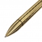 Ручка подарочная шариковая GALANT "MALBRETT", корпус золотистый, детали оружейный металл, узел 0,7 мм, синяя, 143502 - 4