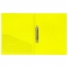 Папка на 2 кольцах BRAUBERG "Neon", 25 мм, внутренний карман, неоновая, желтая, до 170 листов, 0,7 мм, 227457 - 2