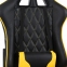 Кресло компьютерное BRABIX "GT Master GM-110", две подушки, экокожа, черное/желтое, 531927 - 9