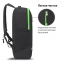 Рюкзак STAFF STRIKE универсальный, 3 кармана, черный с салатовыми деталями, 45х27х12 см, 270785 - 3
