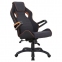 Кресло компьютерное BRABIX "Techno Pro GM-003", ткань, черное/серое, вставки оранжевые, 531813 - 2