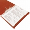 Папка на 2 кольцах BRAUBERG, картон/ПВХ, 75 мм, красная, до 500 листов (удвоенный срок службы), 228390 - 8