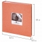 Фотоальбом BRAUBERG "Персик" на 200 фото 10х15 см, ткань, персиковый, 391190 - 9