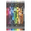 Карандаши цветные MAPED "COLOR PEP'S Black Monster", набор 12 цветов, пластиковый корпус, 862612 - 1