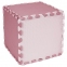 Коврик-пазл напольный 0,9х0,9 м, мягкий, розовый, 9 элементов 30х30 см, толщина 1 см, ЮНЛАНДИЯ, 664660 - 6