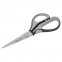 Ножницы BRAUBERG "SUPER", 175 мм, серо-черные, 2-х сторонняя заточка, эргономичные ручки, 237295 - 2