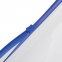 Папка-конверт на молнии МАЛОГО ФОРМАТА (250х135 мм), прозрачная, молния синяя, 0,11 мм, BRAUBERG, 226032 - 2