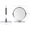 Зеркало настольное BRABIX, круглое, диаметр 17 см, двустороннее, с увеличением, металлическая рамка, 607422 - 1