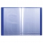 Папка 30 вкладышей BRAUBERG стандарт, синяя, 0,6 мм, 221599 - 2
