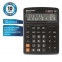 Калькулятор настольный BRAUBERG EXTRA-12-BK (206x155 мм), 12 разрядов, двойное питание, ЧЕРНЫЙ, 250481 - 1
