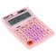 Калькулятор настольный STAFF STF-1808-PK, КОМПАКТНЫЙ (140х105 мм), 8 разрядов, двойное питание, РОЗОВЫЙ, 250468 - 5