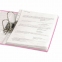 Папка-регистратор BRAUBERG с покрытием из ПВХ, 80 мм, с уголком, розовая (удвоенный срок службы), 227195 - 6