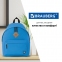 Рюкзак BRAUBERG, универсальный, сити-формат, один тон, голубой, 20 литров, 41х32х14 см, 225374 - 7