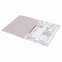 Скоросшиватель картонный мелованный BRAUBERG, гарантированная плотность 320 г/м2, белый, до 200 листов, 121512 - 6