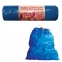 Мешки для мусора 60 л, завязки, синие, в рулоне 10 шт., ПВД, 30 мкм, 70х60 см, прочные, КОНЦЕПЦИЯ БЫТА VITALUX, 503 - 1