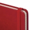 Блокнот МАЛЫЙ (100x150 мм) А6, BRAUBERG "Metropolis Special", под кожу, 80 л., клетка, красный, 111581 - 3