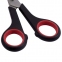 Ножницы ОФИСМАГ "Soft Grip", 165 мм, резиновые вставки, черно-красные, 3-х стороняя заточка, 236455 - 4
