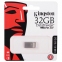 Флеш-диск 32 GB KINGSTON DataTraveler Micro USB 3.1, металлический корпус, серебряный, DTMC3/32GB - 3