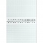 Блокнот А5 (146х205 мм), 80 л., гребень, мелованная картонная обложка, клетка, ОФИСМАГ, 3 вида, 123021 - 5