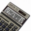 Калькулятор настольный металлический STAFF STF-7712-GOLD (179х107 мм), 12 разрядов, двойное питание, блистер, 250306 - 5