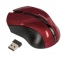 Мышь беспроводная SONNEN WM-250Br, USB, 1600 dpi, 3 кнопки + 1 колесо-кнопка, оптическая, бордовая, 512641 - 1