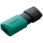 Флеш-диск 256GB KINGSTON DataTraveler Exodia M, разъем USB 3.2, черный/зеленый, DTXM/256GB, DTXM/254GB - 1