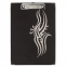 Доска-планшет BRAUBERG "Black Jack" с прижимом А4 (226х315 мм), картон/ламинированная бумага, ЧЕРНАЯ, 232236 - 1