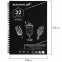 Скетчбук, черная бумага 120 г/м2, 148х210 мм, 32 л., гребень, BRAUBERG ART CLASSIC, 128952 - 2