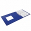 Папка на 2 кольцах BRAUBERG, картон/ПВХ, 75 мм, синяя, до 500 листов (удвоенный срок службы), 228388 - 7